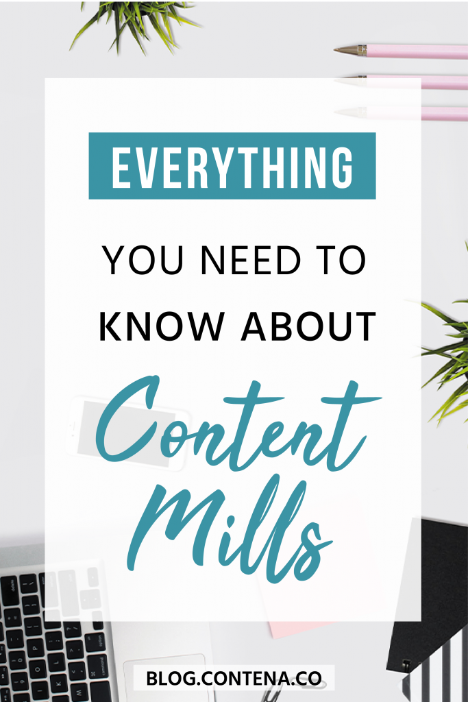 As a beginner freelance writer, you might be curious about content mills. This article covers the information you need to know about content mills. When you’re a writer with no experience or need to make money fast, content mills can be useful, but you want to be aware of the realities of working with them- there are often higher paying jobs out there. #ContentMill #JobSearc #FreelanceWriting #Freelancer #WorkFromHome #SideHustle #Money #OnlineBusiness #Writing #WritingJobs
