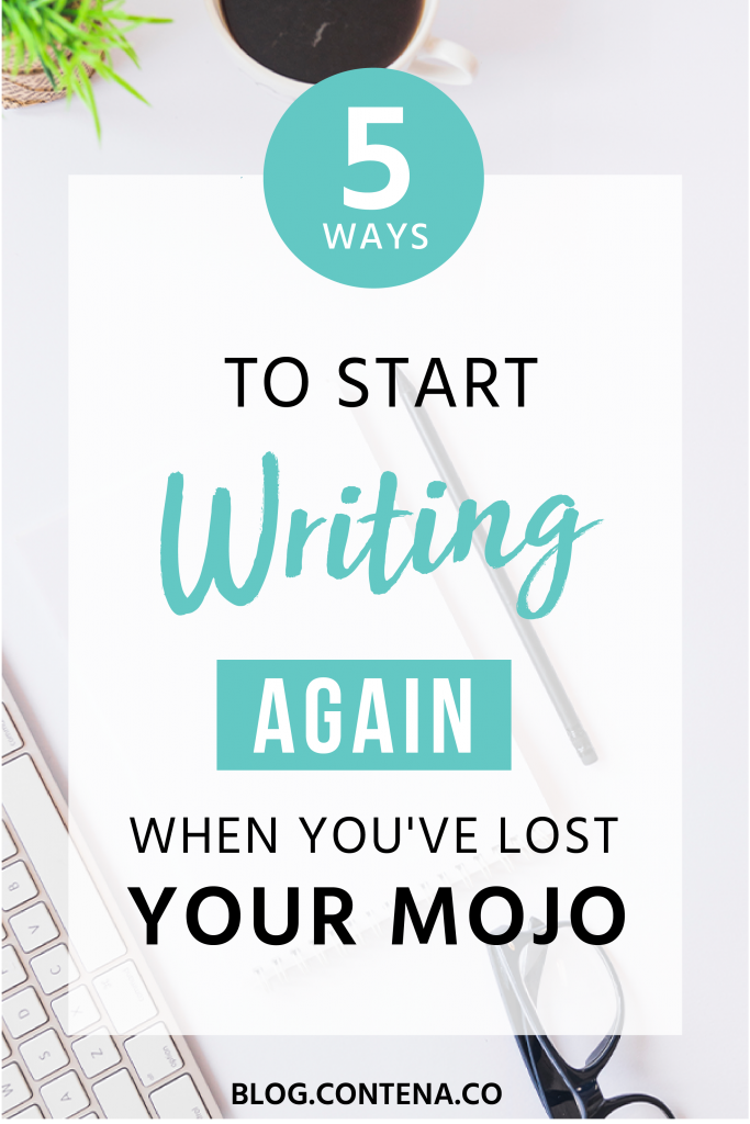 Have you lost your motivation for freelance writing? Need to get your mojo back? Check out these tips and hacks to improve freelance motivation and to get started writing again when you've taken a break. #Motivation #Mojo #Tips #FreelanceWriting #Freelancer #WorkFromHome #SideHustle #Money #OnlineBusiness #Writing #WritingJobs #Contena