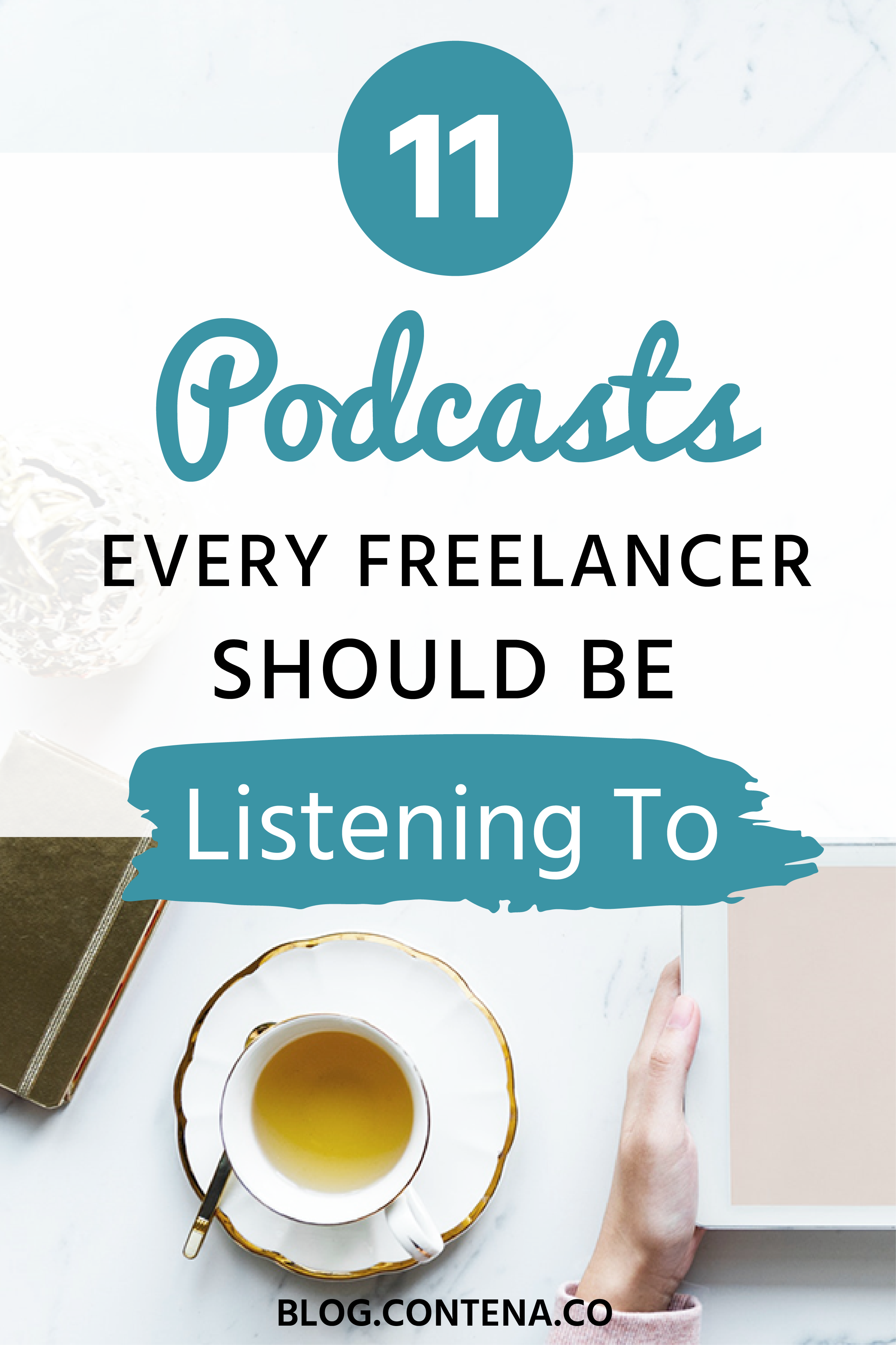 These are the 11 best podcasts for freelance writers. From writing inspiration to being a better writer and growing your freelancing business, these podcasts will give you the tips and ideas you need for freelance writing. #Podcasts #Tips #FreelanceWriting #Freelancer #WorkFromHome #SideHustle #Money #OnlineBusiness #Writing #WritingJobs #Money
